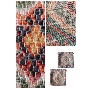 Merchant 41 Textured Throw Pillow Covers multicolor‎ Boho Decorative Cushion